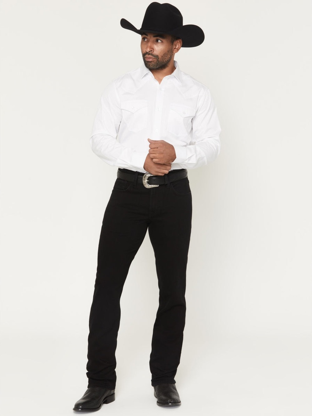 Men's Black Bootcut Jeans — Cody James